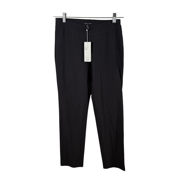 Eileen Fisher Pants - NWT Eileen Fisher Slim Ankle Pant XXS Graphite Washable Stretch Crepe Minimalist